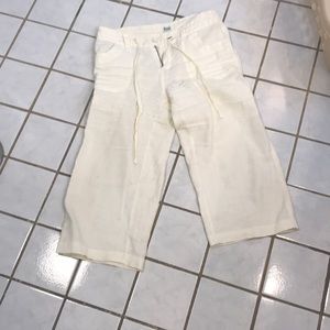 Bass Capri linen pants